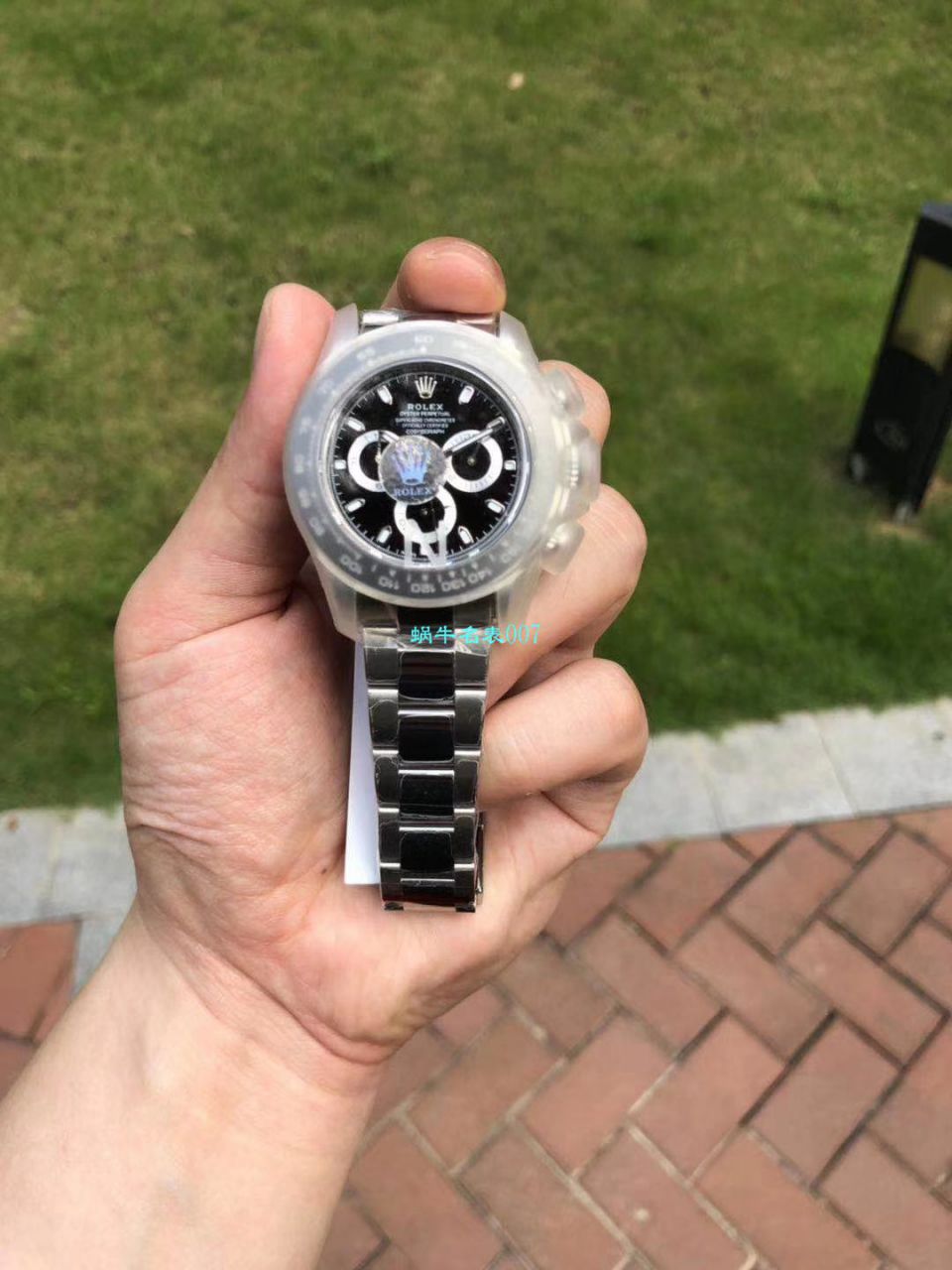 【N Factory 最新神作～原装结构4130 Ditongna 】 Rolex  Cosmograph Daytona  Ditongna  Best 复刻高仿手表116520-78590 黑盘 wrist watch (黑钢迪) / R216