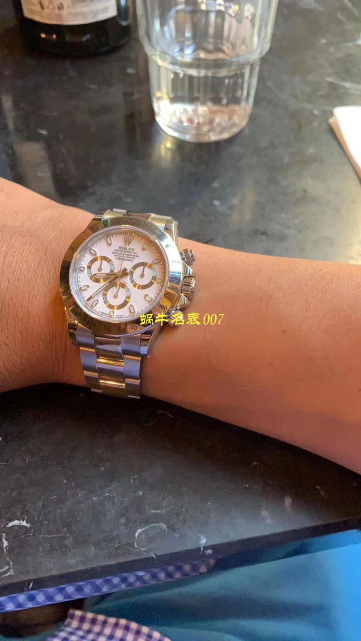 ROLEX Rolex  Cosmograph Daytona  Ditongna 系列116500LN-78590 wrist watch 【N Factory 一比一超A高仿手表】N Factory 神作～904钢原装结构4130 Ditongna  / R297