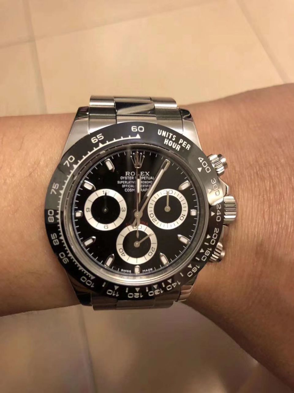ROLEX Rolex  Cosmograph Daytona  Ditongna 系列116500LN-78590 wrist watch 【N Factory 一比一超A高仿手表】N Factory 神作～904钢原装结构4130 Ditongna  / R297