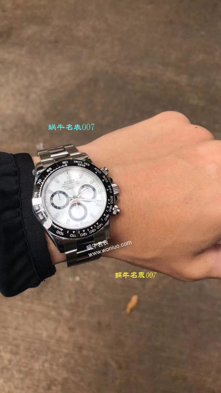 ROLEX Rolex  Cosmograph Daytona  Ditongna 系列116500LN-78590 wrist watch 【N Factory 一比一超A高仿手表】N Factory 神作～904钢原装结构4130 Ditongna  / R297