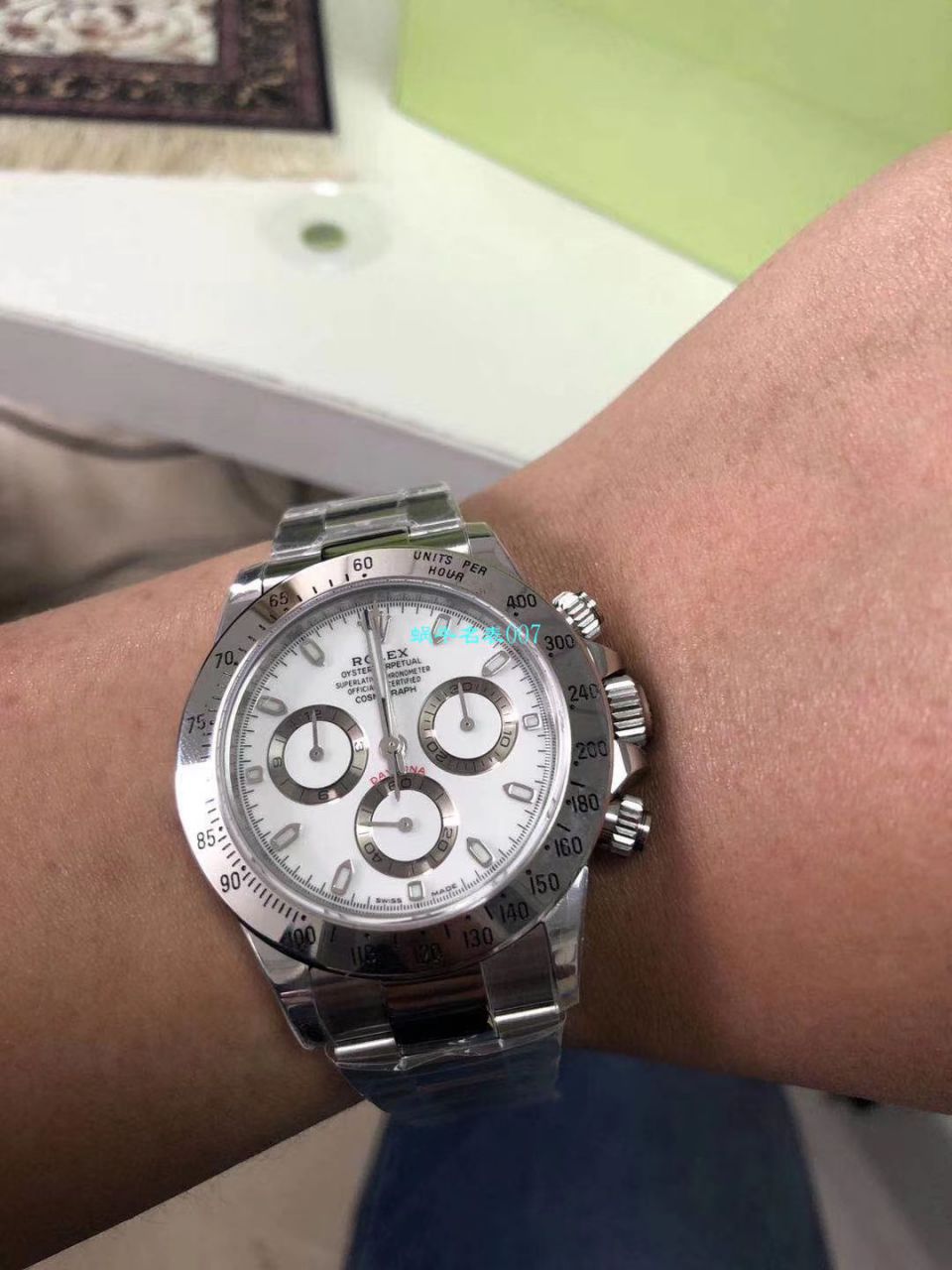 ROLEX Rolex  Cosmograph Daytona  Ditongna 系列116500LN-78590 wrist watch 【N Factory 一比一超A高仿手表】N Factory 神作～904钢原装结构4130 Ditongna  / R297