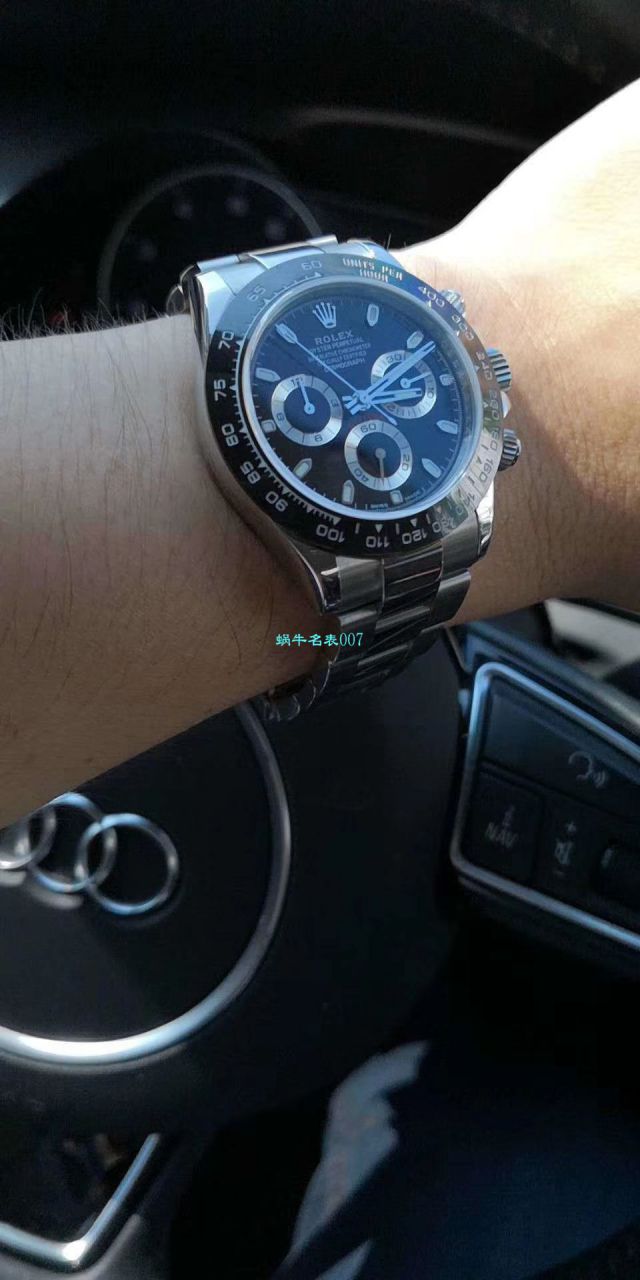 ROLEX Rolex  Cosmograph Daytona  Ditongna 系列116500LN-78590 wrist watch 【N Factory 一比一超A高仿手表】N Factory 神作～904钢原装结构4130 Ditongna  / R297