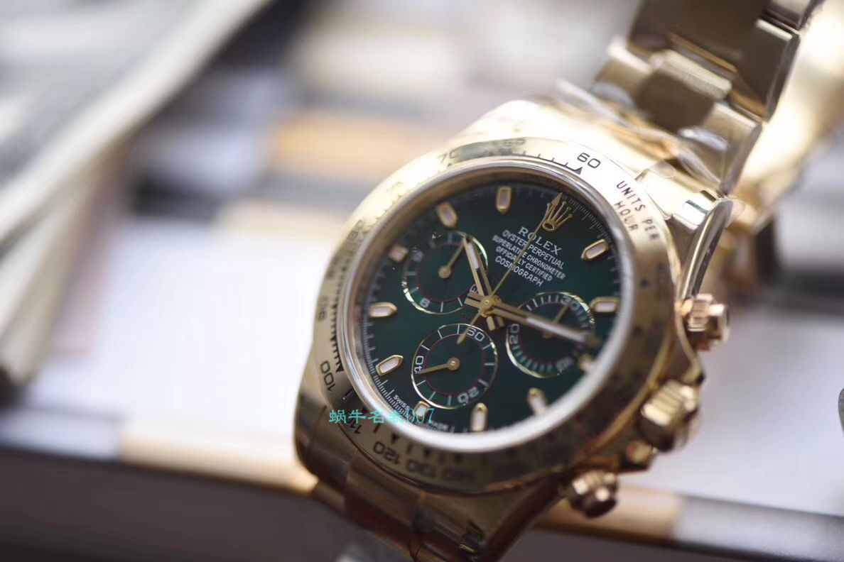  Rolex  Cosmograph Daytona  Ditongna 系列116508绿盘男士机械 wrist watch 【AR一比一高仿手表】 / R275