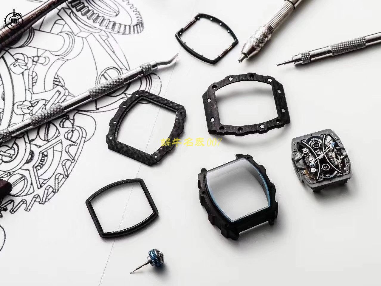 【JB Factory  RICHARD MILLE 复刻高仿手表】Richard Mille男士系列RM 53-01 PABLO MAC DONOUGH Tourbillon  wrist watch  / RM 53-01