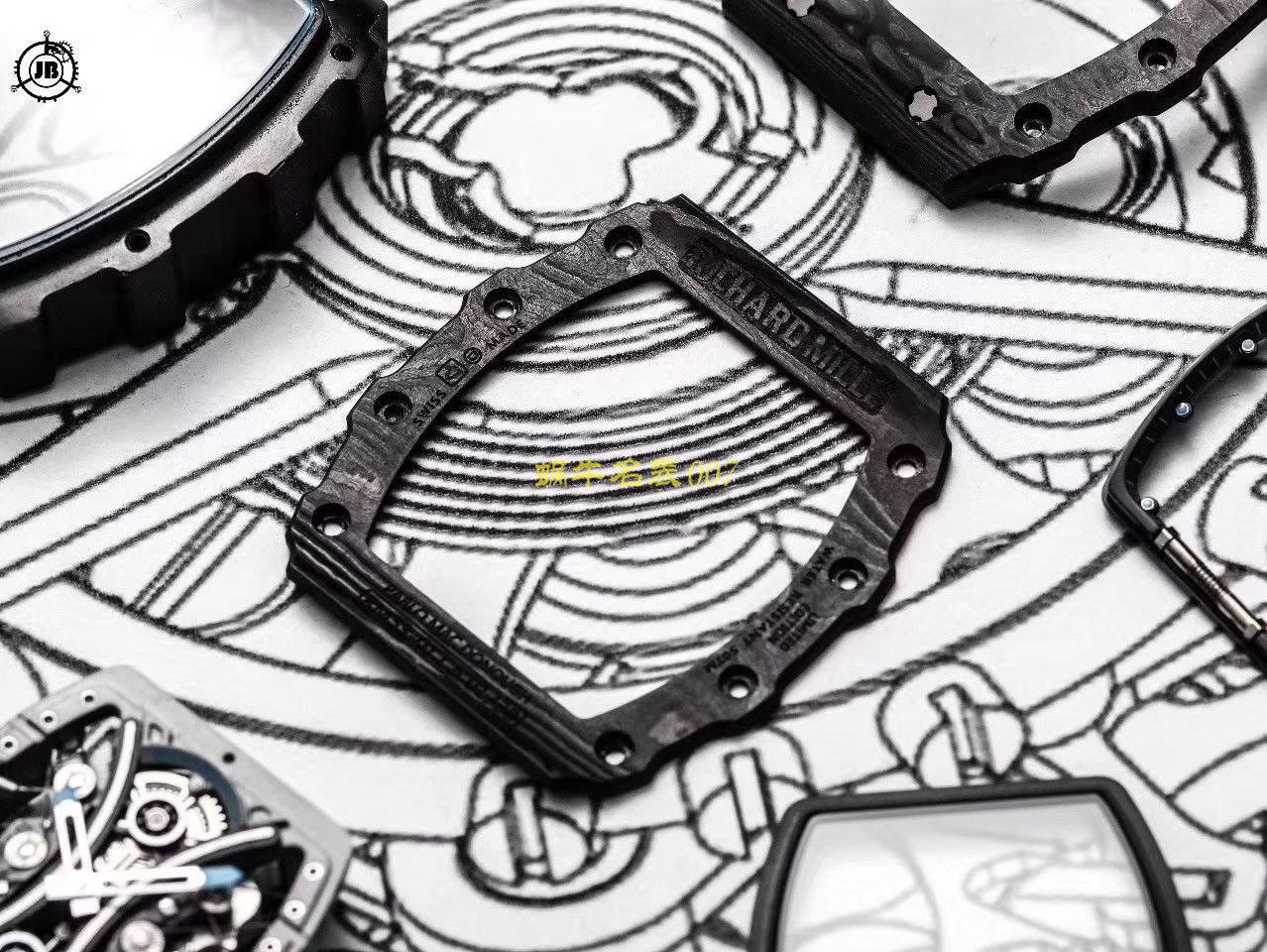 【JB Factory  RICHARD MILLE 复刻高仿手表】Richard Mille男士系列RM 53-01 PABLO MAC DONOUGH Tourbillon  wrist watch  / RM 53-01