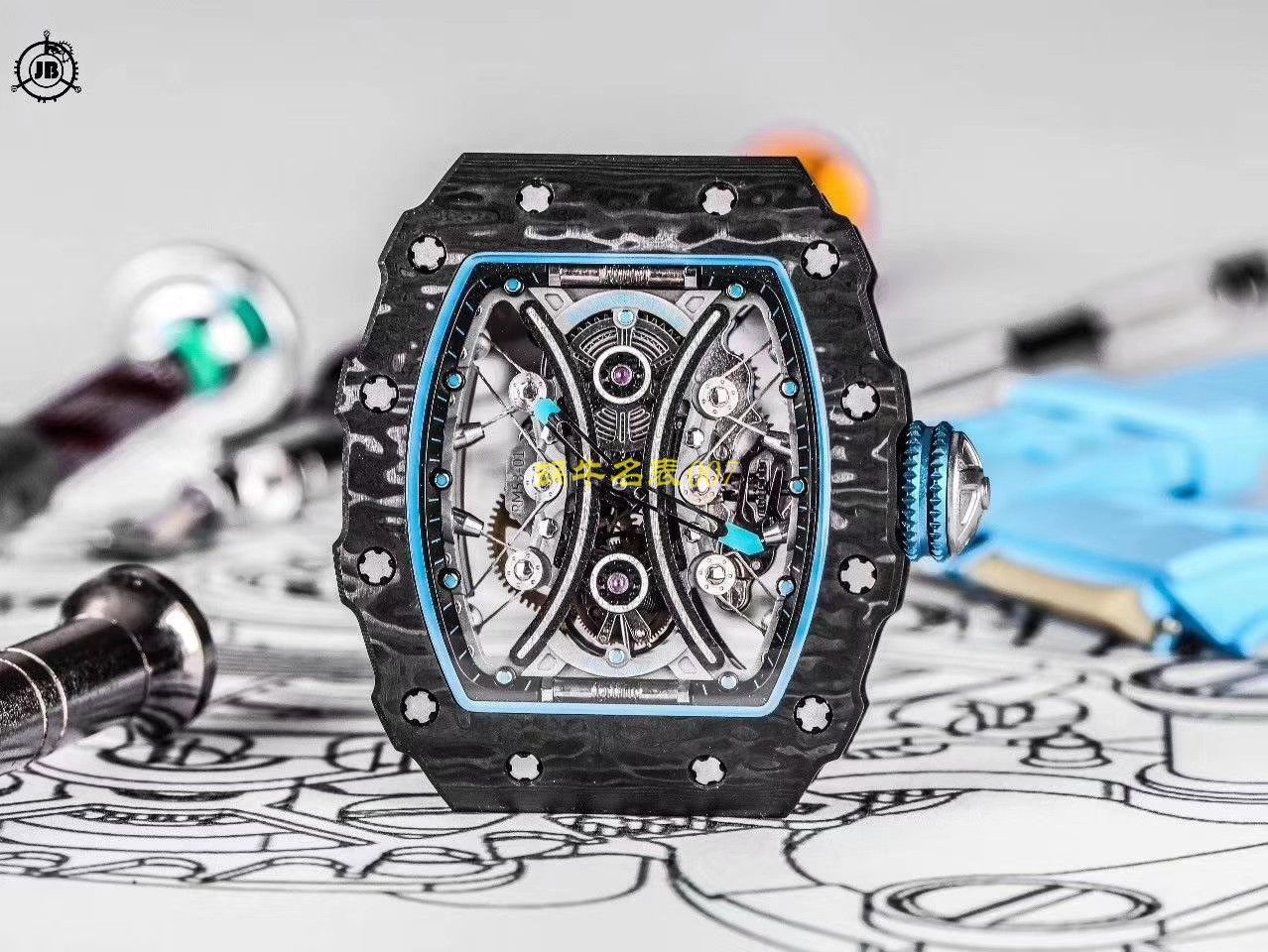 【JB Factory  RICHARD MILLE 复刻高仿手表】Richard Mille男士系列RM 53-01 PABLO MAC DONOUGH Tourbillon  wrist watch  / RM 53-01
