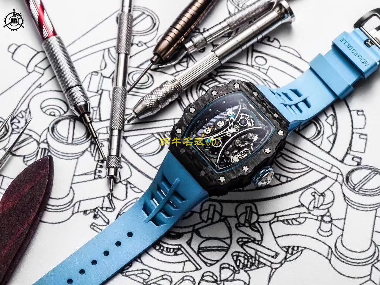 【JB Factory  RICHARD MILLE 复刻高仿手表】Richard Mille男士系列RM 53-01 PABLO MAC DONOUGH Tourbillon  wrist watch  / RM 53-01