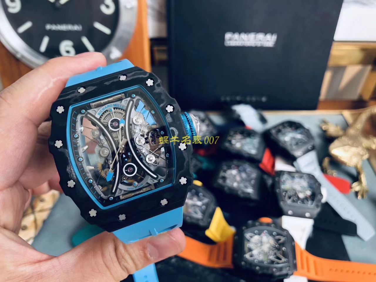 【JB Factory  RICHARD MILLE 复刻高仿手表】Richard Mille男士系列RM 53-01 PABLO MAC DONOUGH Tourbillon  wrist watch  / RM 53-01