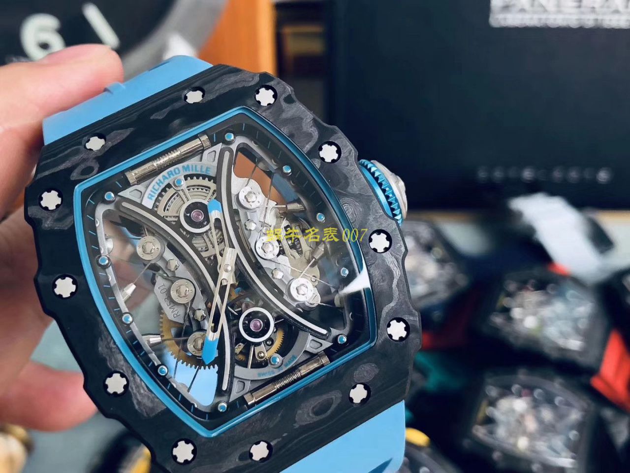 【JB Factory  RICHARD MILLE 复刻高仿手表】Richard Mille男士系列RM 53-01 PABLO MAC DONOUGH Tourbillon  wrist watch  / RM 53-01