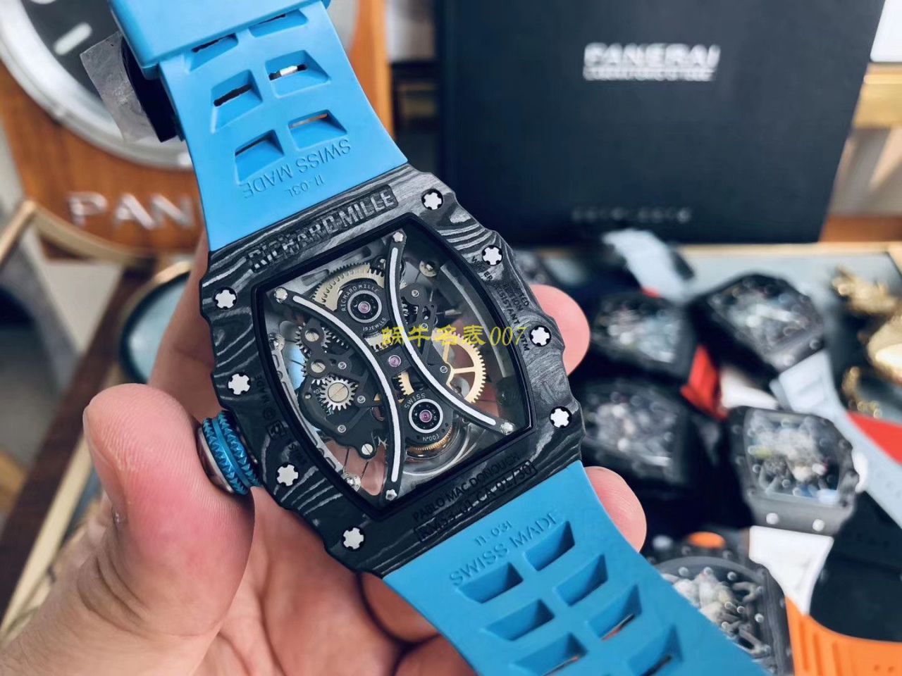 【JB Factory  RICHARD MILLE 复刻高仿手表】Richard Mille男士系列RM 53-01 PABLO MAC DONOUGH Tourbillon  wrist watch  / RM 53-01