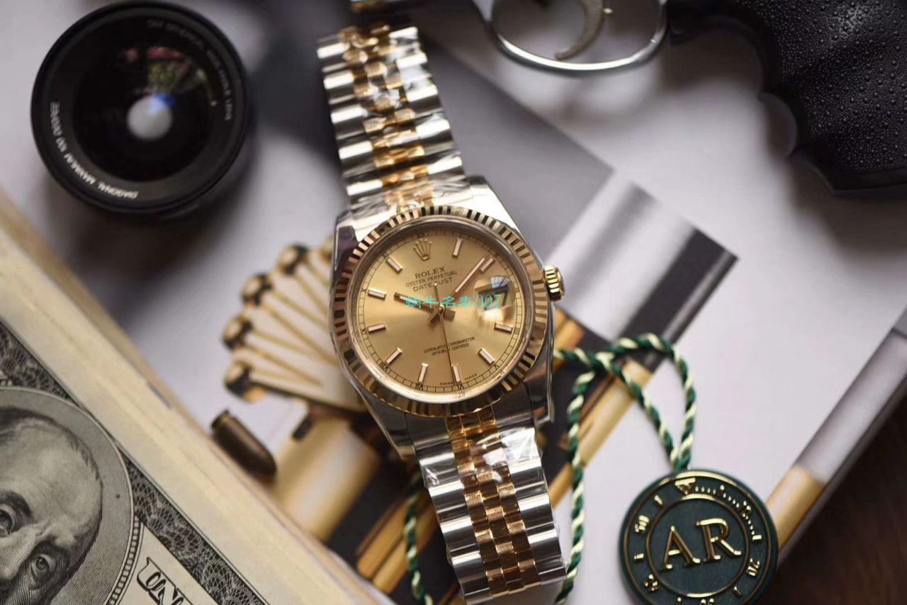  Rolex   Datejust 系列116233银盘纪念型 watchband   wrist watch ,116233金盘镶钻,116233黑盘纪念 watchband  ,m126233-0015【AR一比一复刻高仿手表】 / R277