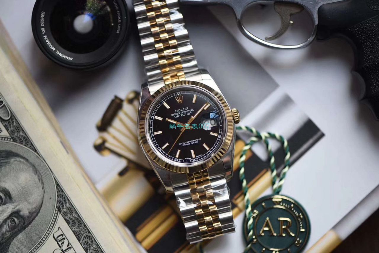  Rolex   Datejust 系列116233银盘纪念型 watchband   wrist watch ,116233金盘镶钻,116233黑盘纪念 watchband  ,m126233-0015【AR一比一复刻高仿手表】 / R277