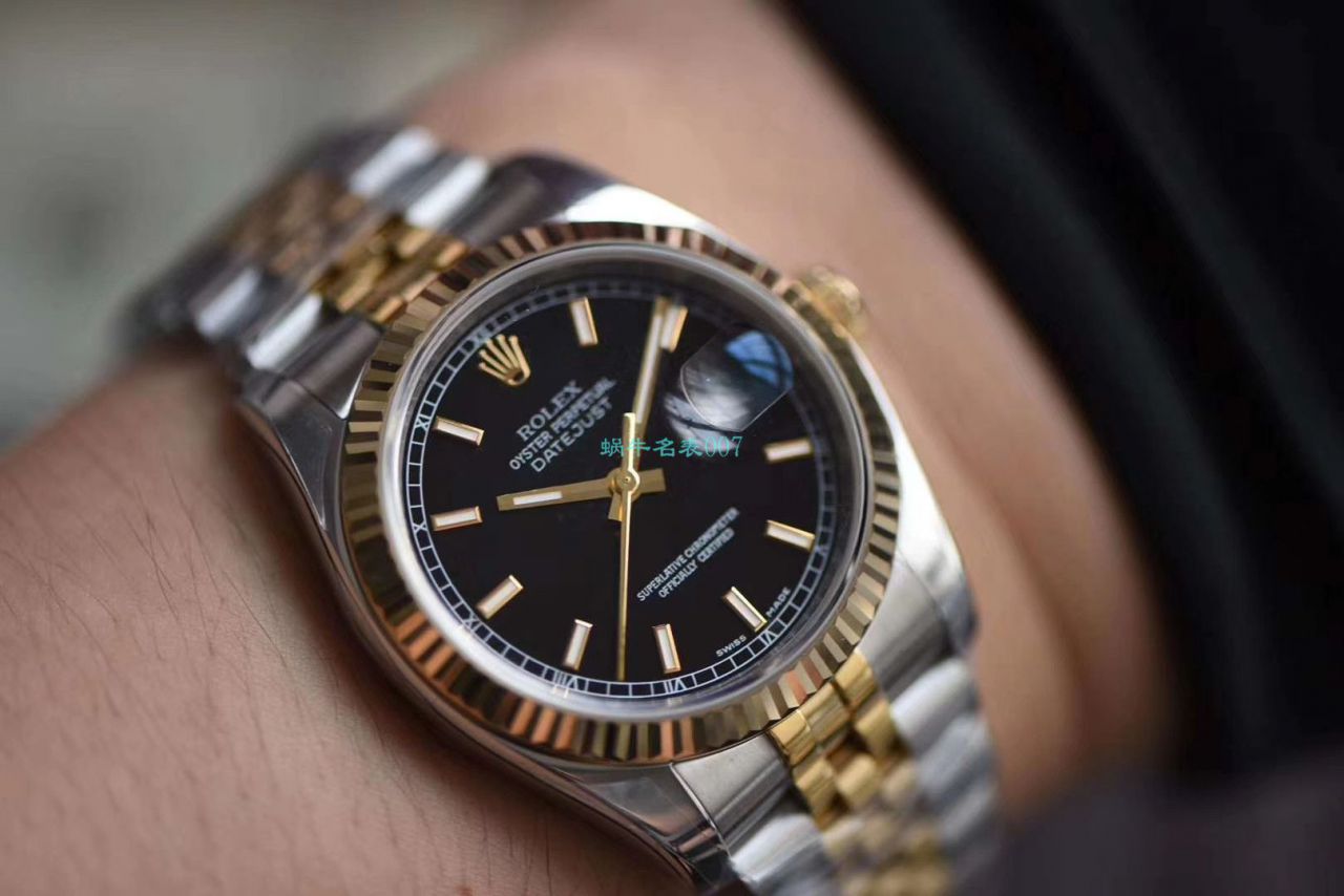  Rolex   Datejust 系列116233银盘纪念型 watchband   wrist watch ,116233金盘镶钻,116233黑盘纪念 watchband  ,m126233-0015【AR一比一复刻高仿手表】 / R277