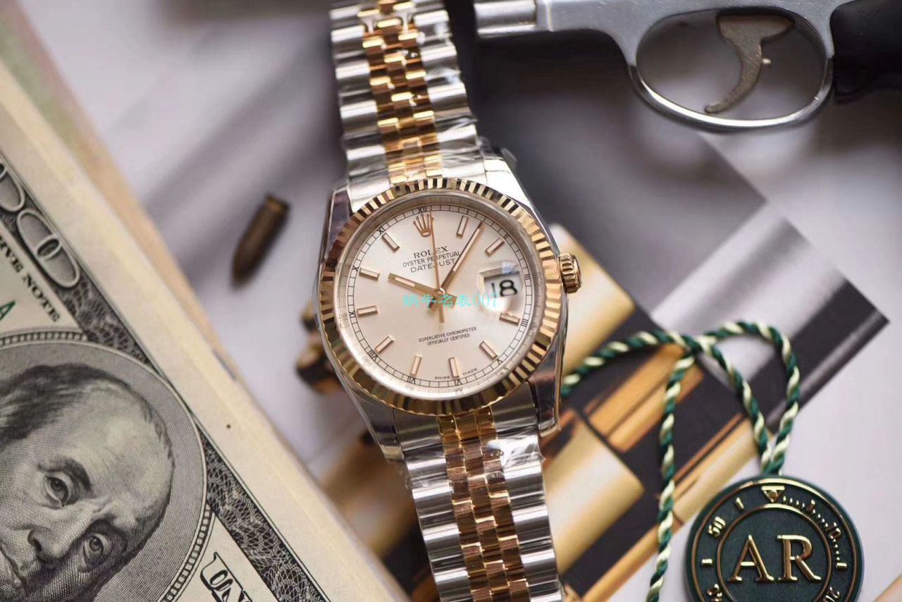  Rolex   Datejust 系列116233银盘纪念型 watchband   wrist watch ,116233金盘镶钻,116233黑盘纪念 watchband  ,m126233-0015【AR一比一复刻高仿手表】 / R277
