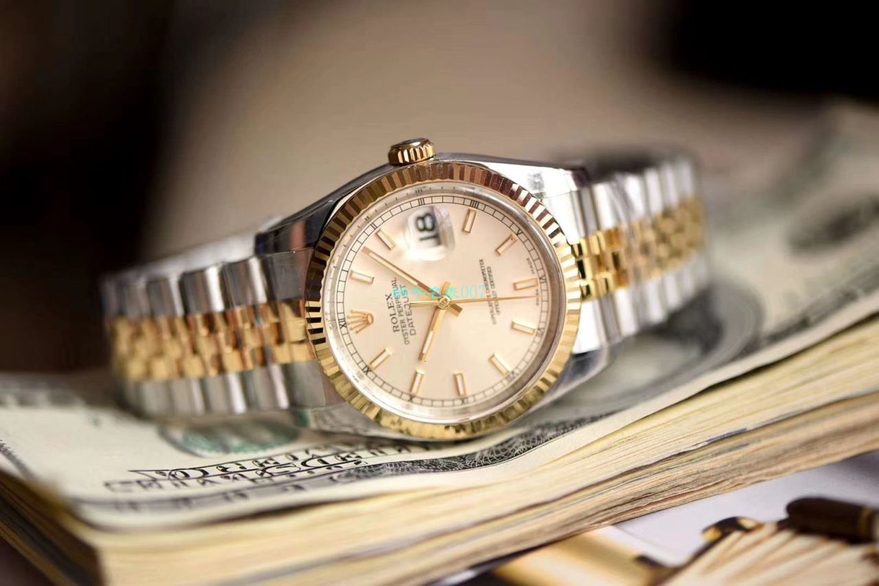  Rolex   Datejust 系列116233银盘纪念型 watchband   wrist watch ,116233金盘镶钻,116233黑盘纪念 watchband  ,m126233-0015【AR一比一复刻高仿手表】 / R277