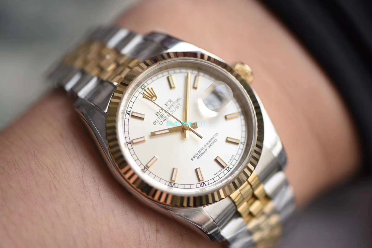  Rolex   Datejust 系列116233银盘纪念型 watchband   wrist watch ,116233金盘镶钻,116233黑盘纪念 watchband  ,m126233-0015【AR一比一复刻高仿手表】 / R277