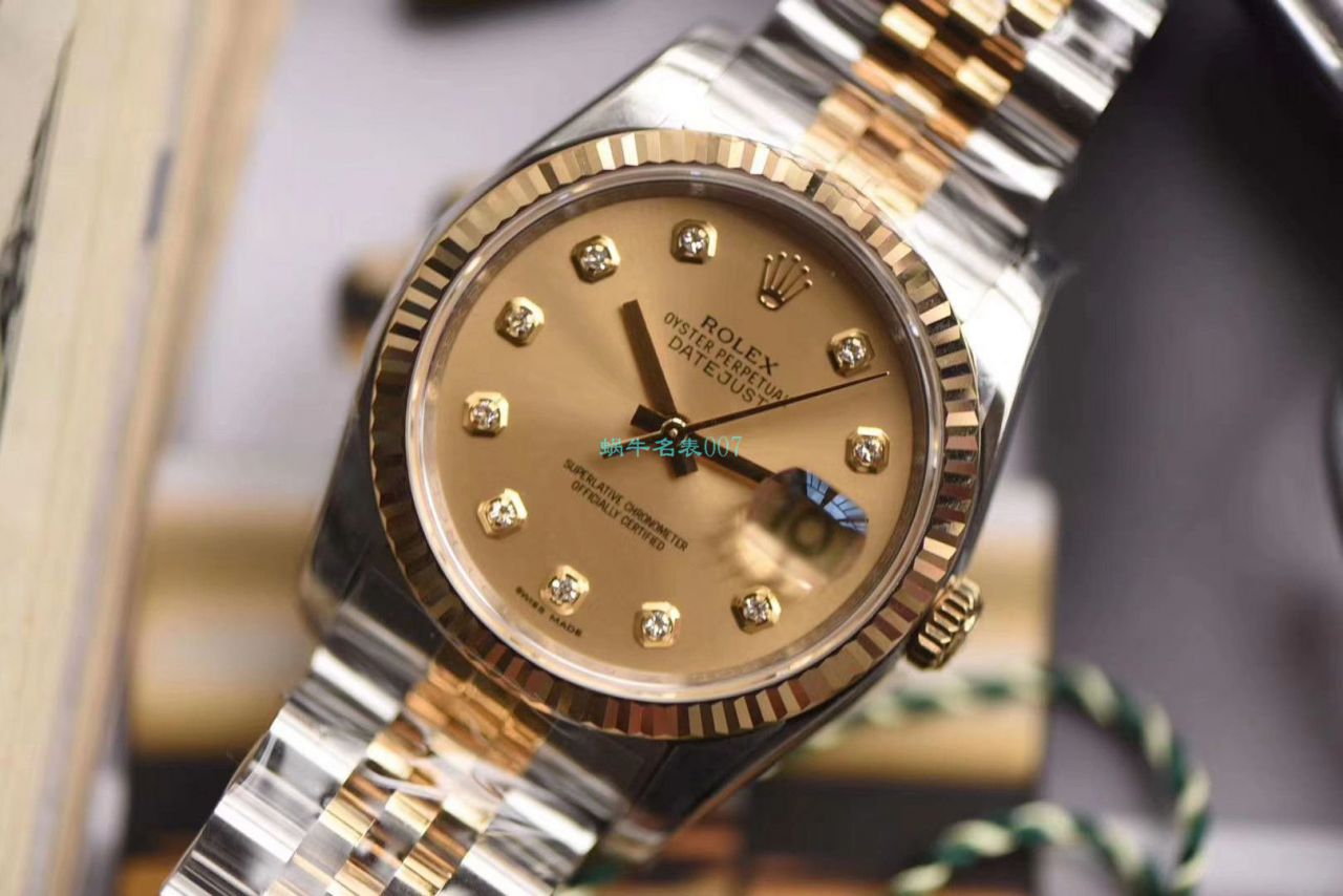  Rolex   Datejust 系列116233银盘纪念型 watchband   wrist watch ,116233金盘镶钻,116233黑盘纪念 watchband  ,m126233-0015【AR一比一复刻高仿手表】 / R277