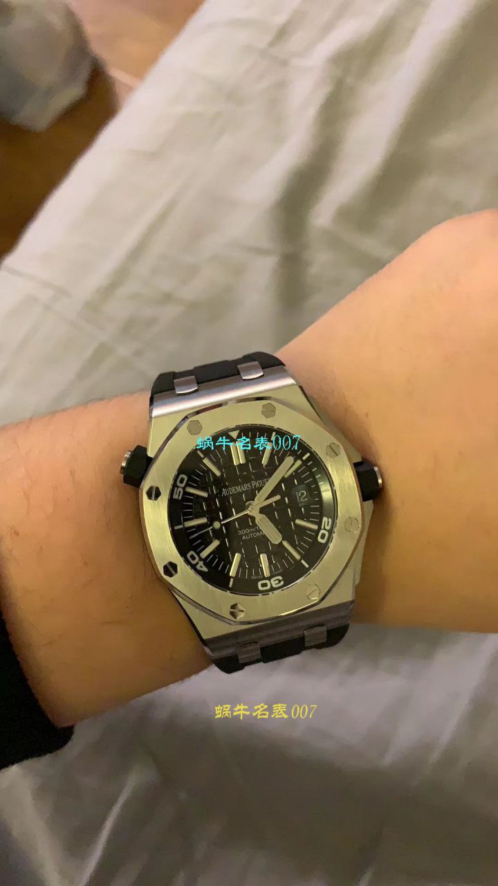 【JF一比一超A高仿】 Video analysis Audemars Piguet  Royal Oak Offshore 系列15703ST.OO.A002CA.01 wrist watch ，全新V9S超强版正式闪亮登场 / AP156