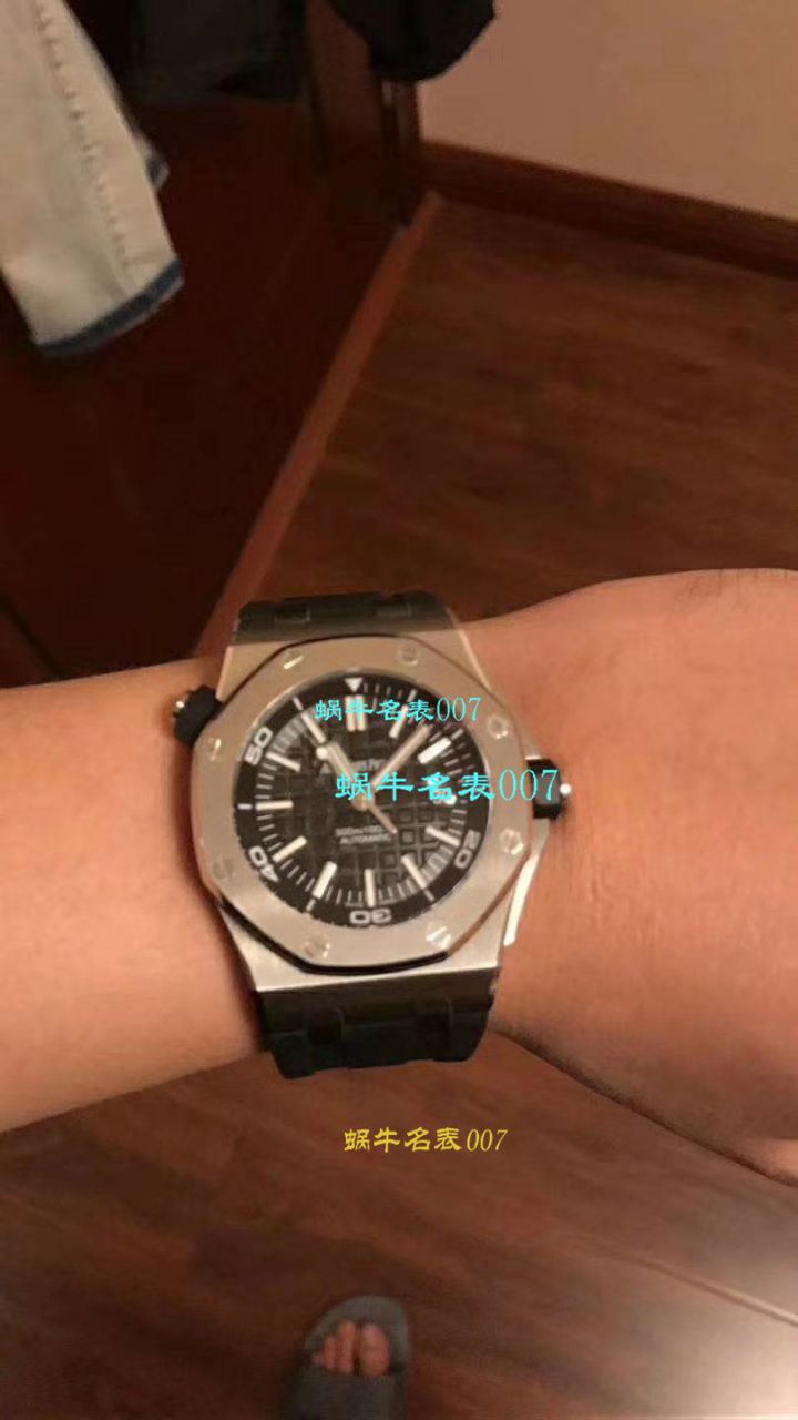 【JF一比一超A高仿】 Video analysis Audemars Piguet  Royal Oak Offshore 系列15703ST.OO.A002CA.01 wrist watch ，全新V9S超强版正式闪亮登场 / AP156