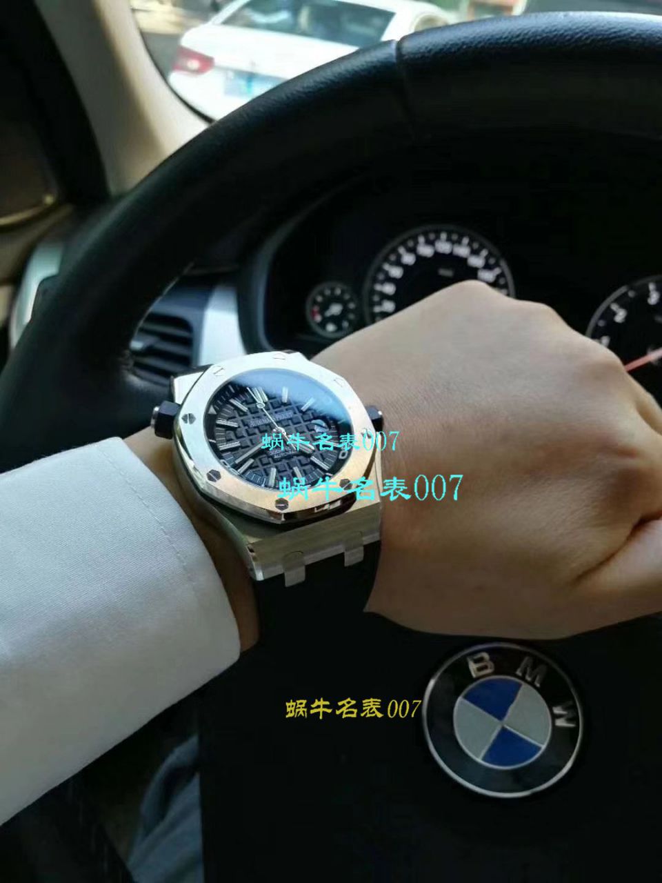 【JF一比一超A高仿】 Video analysis Audemars Piguet  Royal Oak Offshore 系列15703ST.OO.A002CA.01 wrist watch ，全新V9S超强版正式闪亮登场 / AP156