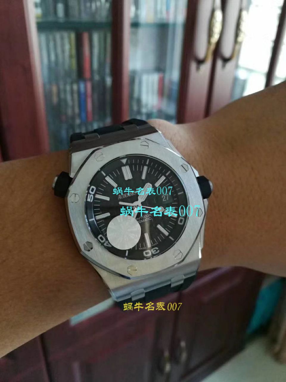 【JF一比一超A高仿】 Video analysis Audemars Piguet  Royal Oak Offshore 系列15703ST.OO.A002CA.01 wrist watch ，全新V9S超强版正式闪亮登场 / AP156
