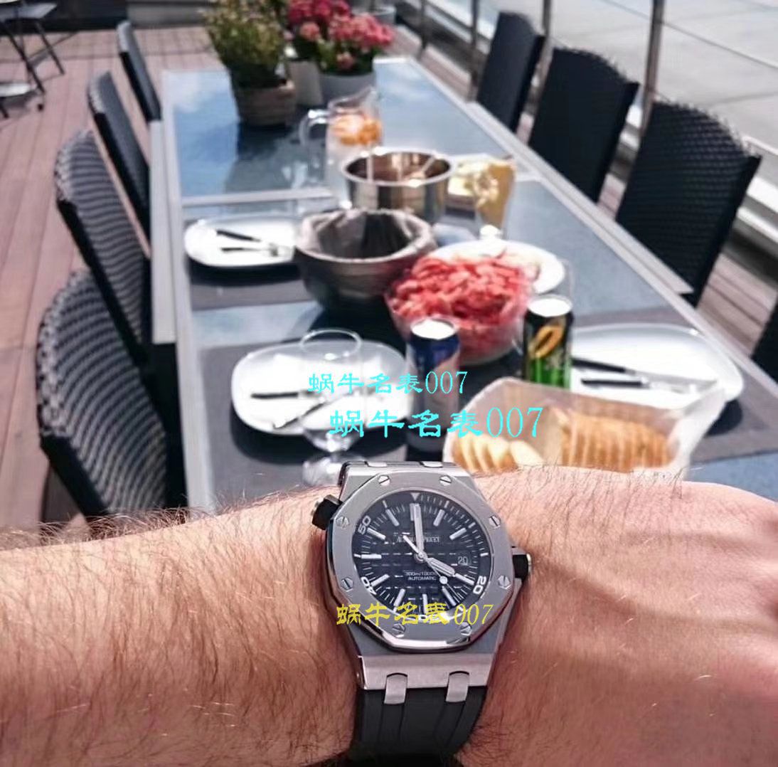 【JF一比一超A高仿】 Video analysis Audemars Piguet  Royal Oak Offshore 系列15703ST.OO.A002CA.01 wrist watch ，全新V9S超强版正式闪亮登场 / AP156