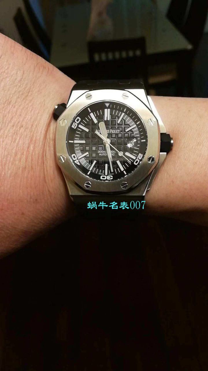 【独家视频测评JF一比一超A高仿手表】Audemars Piguet  Royal Oak Offshore 系列15710ST.OO.A002CA.01 wrist watch  / AP031B