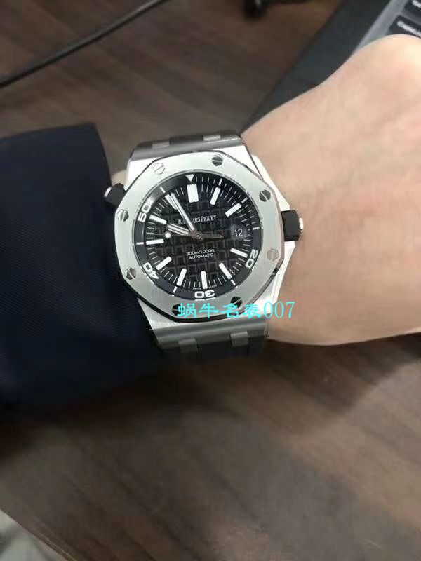【JF一比一超A高仿】 Video analysis Audemars Piguet  Royal Oak Offshore 系列15703ST.OO.A002CA.01 wrist watch ，全新V9S超强版正式闪亮登场 / AP156