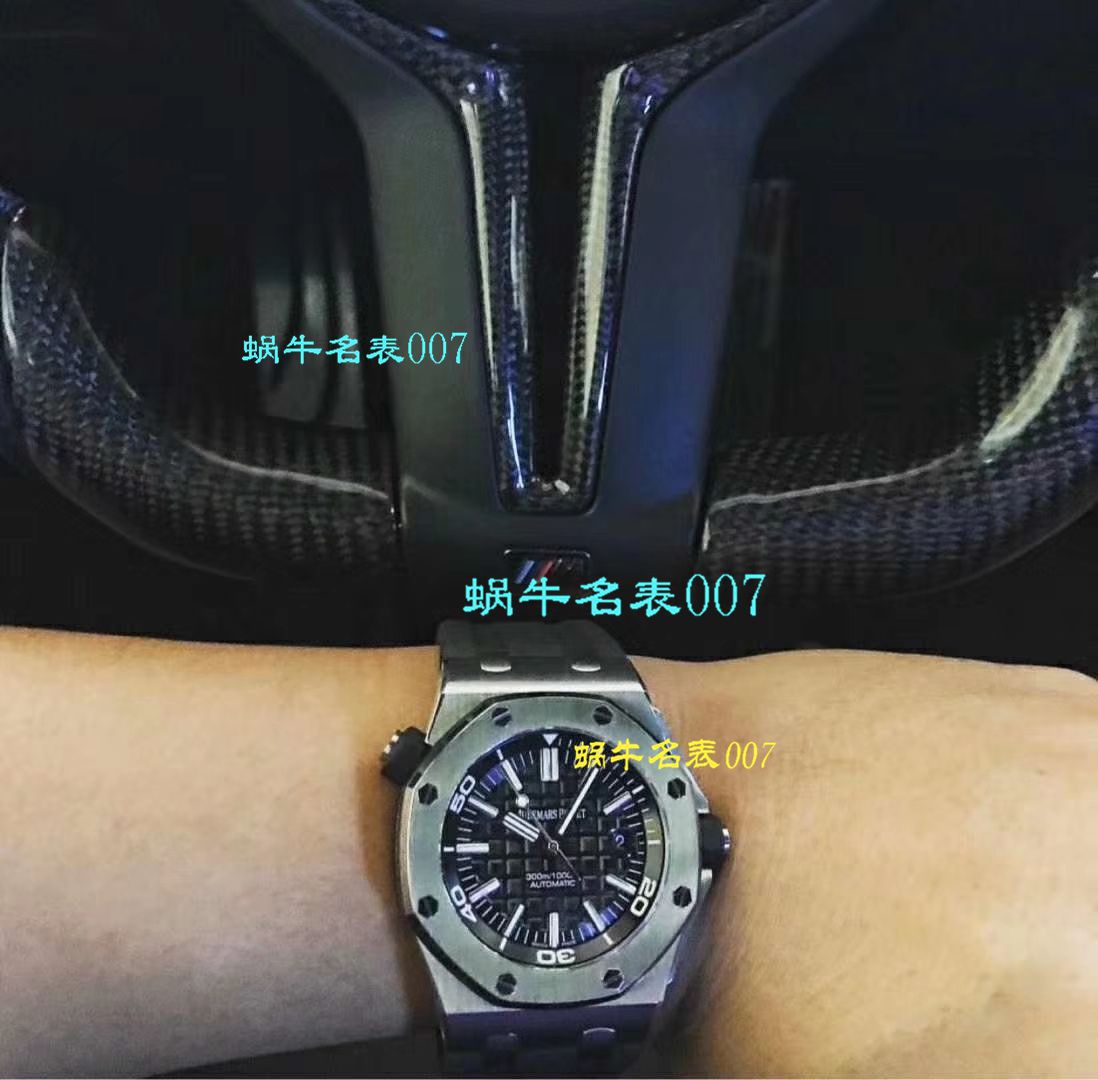 【JF一比一超A高仿】 Video analysis Audemars Piguet  Royal Oak Offshore 系列15703ST.OO.A002CA.01 wrist watch ，全新V9S超强版正式闪亮登场 / AP156