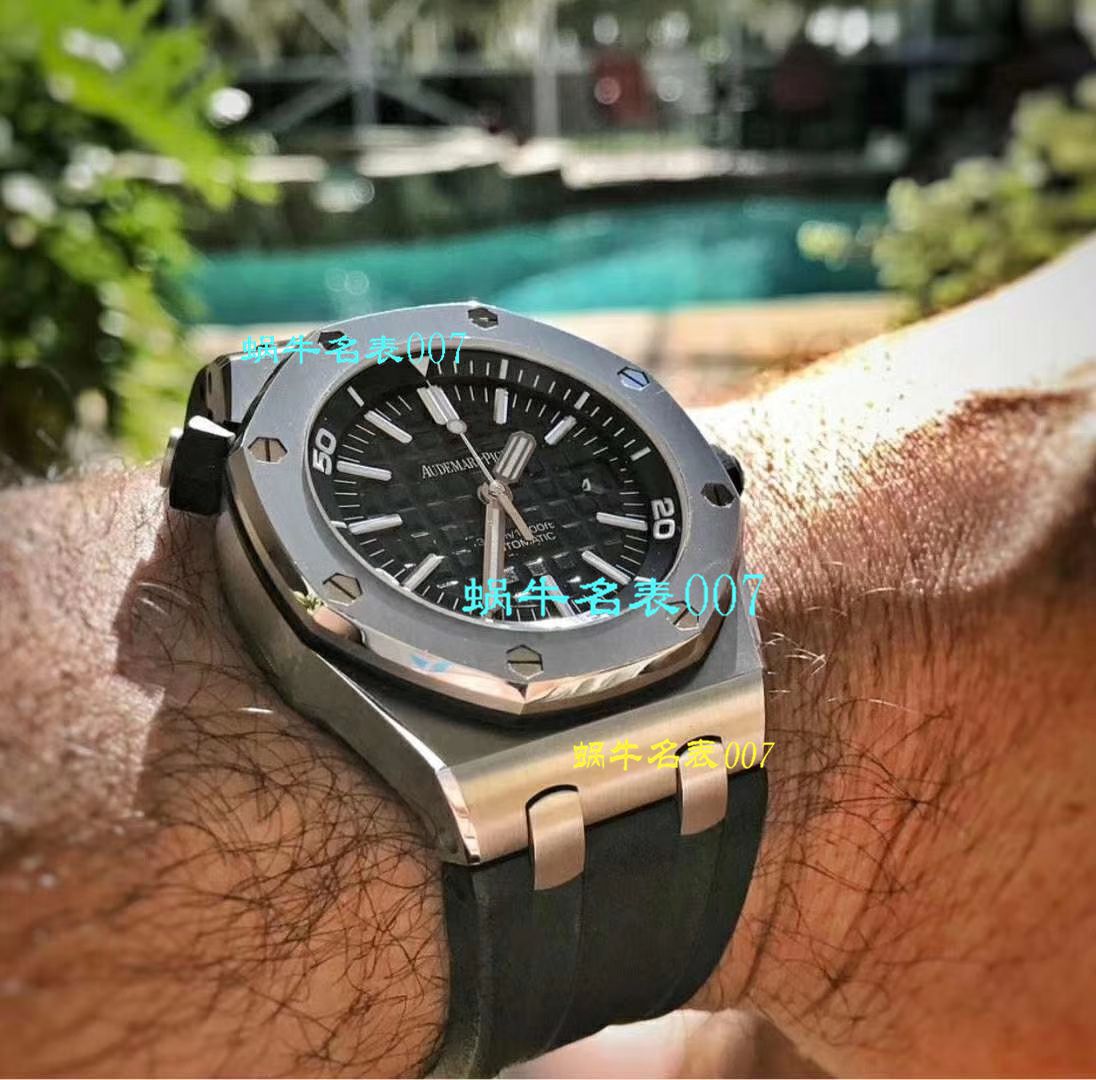 【JF一比一超A高仿】 Video analysis Audemars Piguet  Royal Oak Offshore 系列15703ST.OO.A002CA.01 wrist watch ，全新V9S超强版正式闪亮登场 / AP156