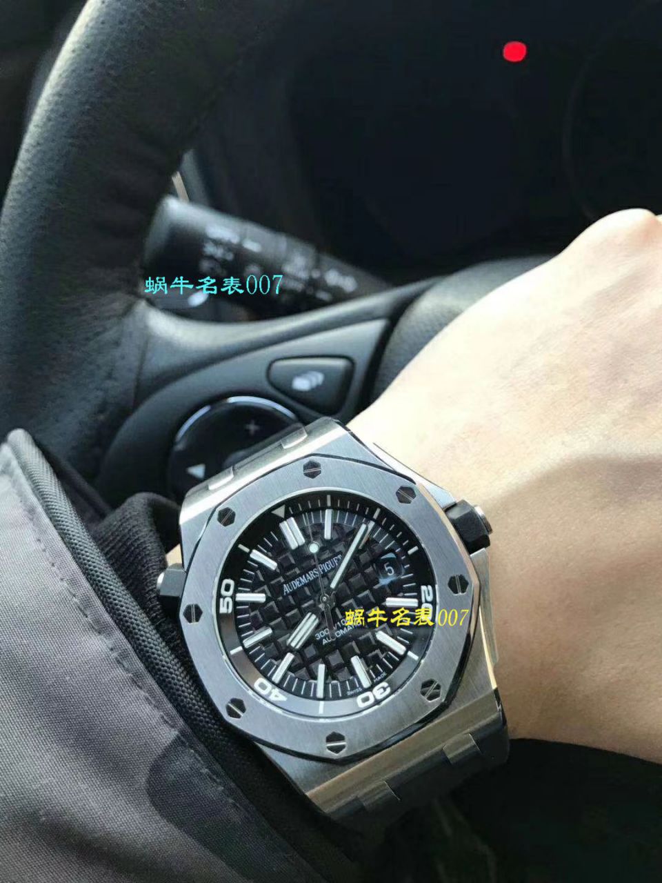 【JF一比一超A高仿】 Video analysis Audemars Piguet  Royal Oak Offshore 系列15703ST.OO.A002CA.01 wrist watch ，全新V9S超强版正式闪亮登场 / AP156