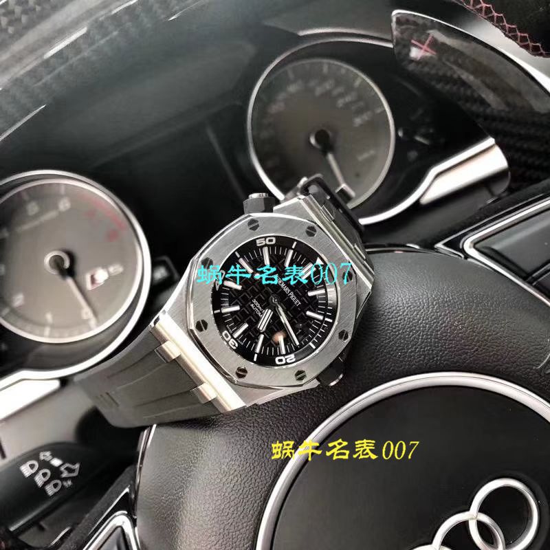 【JF一比一超A高仿】 Video analysis Audemars Piguet  Royal Oak Offshore 系列15703ST.OO.A002CA.01 wrist watch ，全新V9S超强版正式闪亮登场 / AP156