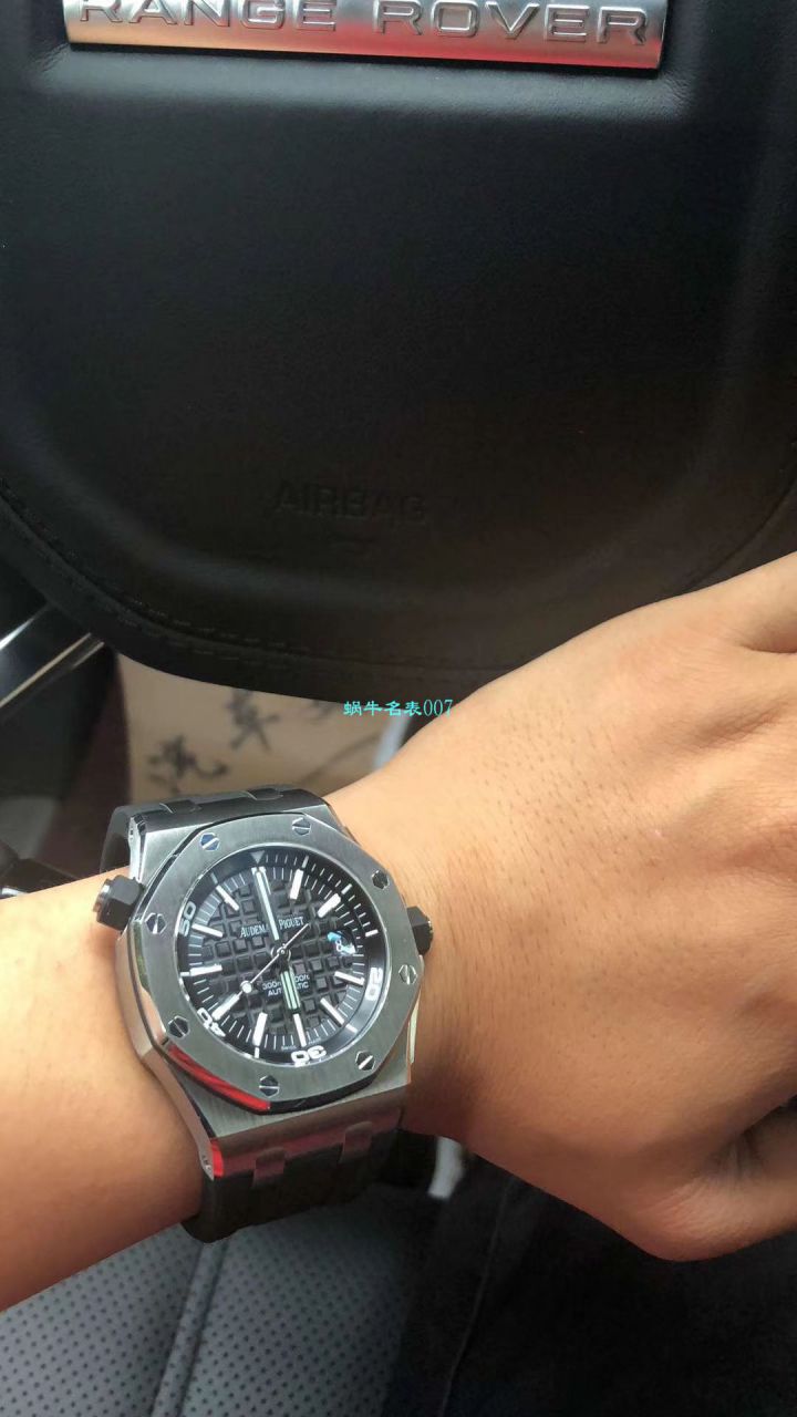 【JF一比一超A高仿】 Video analysis Audemars Piguet  Royal Oak Offshore 系列15703ST.OO.A002CA.01 wrist watch ，全新V9S超强版正式闪亮登场 / AP156