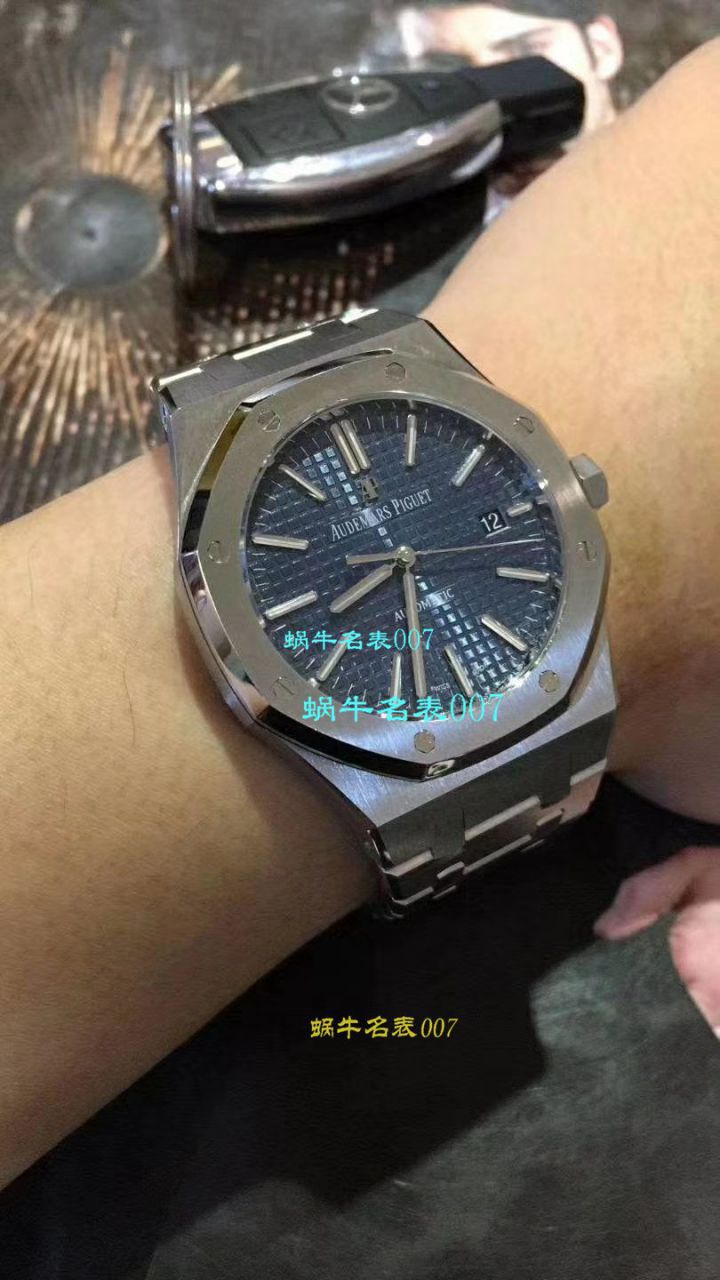 【JF一比一超A高仿手表】Audemars Piguet 皇家橡树系列15400ST.OO.1220ST.04 wrist watch  / AP129