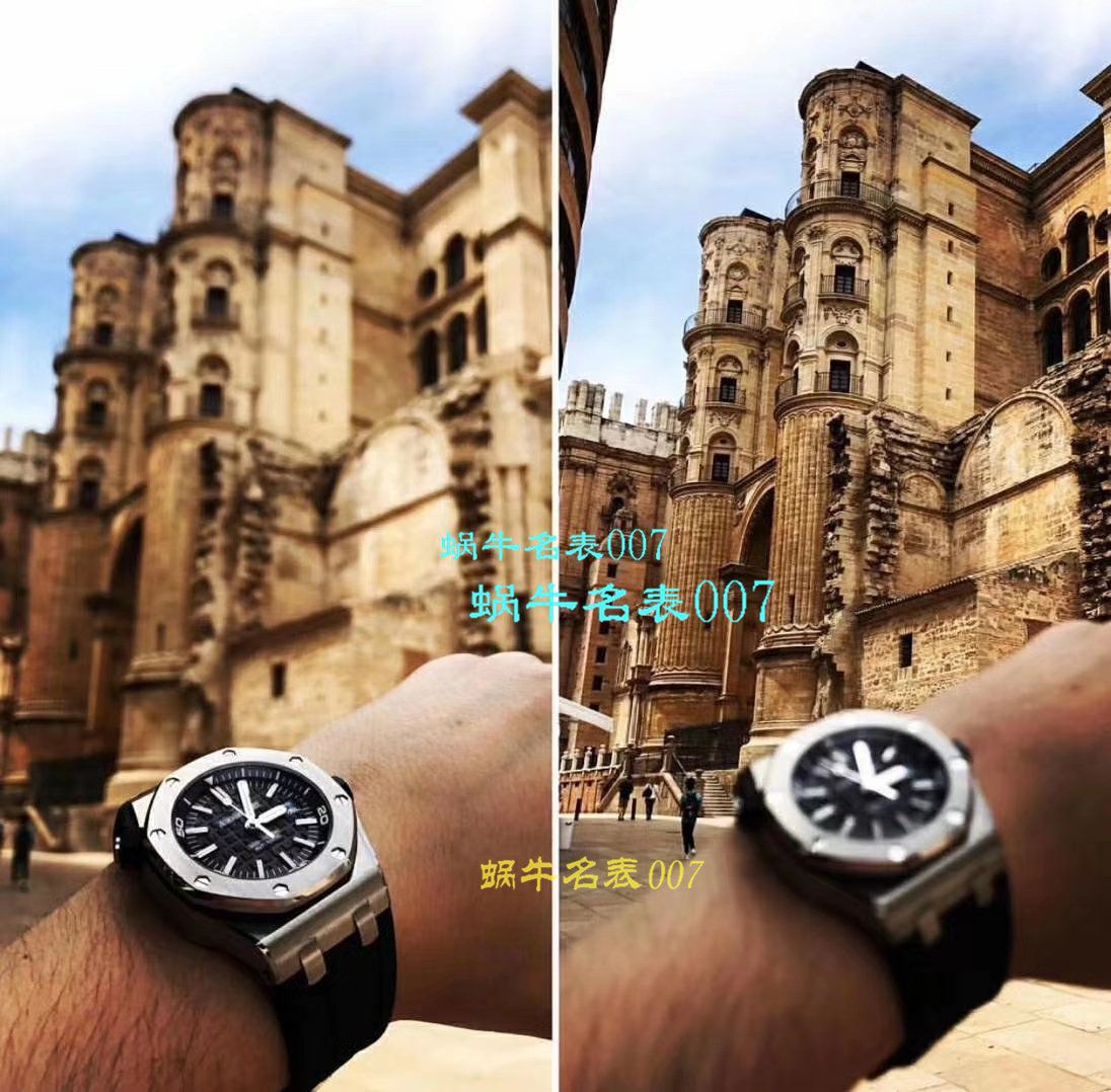 【JF一比一超A高仿】 Video analysis Audemars Piguet  Royal Oak Offshore 系列15703ST.OO.A002CA.01 wrist watch ，全新V9S超强版正式闪亮登场 / AP156