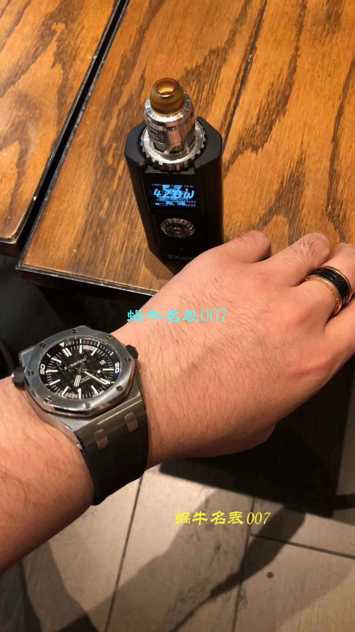 【独家视频测评JF一比一超A高仿手表】Audemars Piguet  Royal Oak Offshore 系列15710ST.OO.A002CA.01 wrist watch  / AP031B