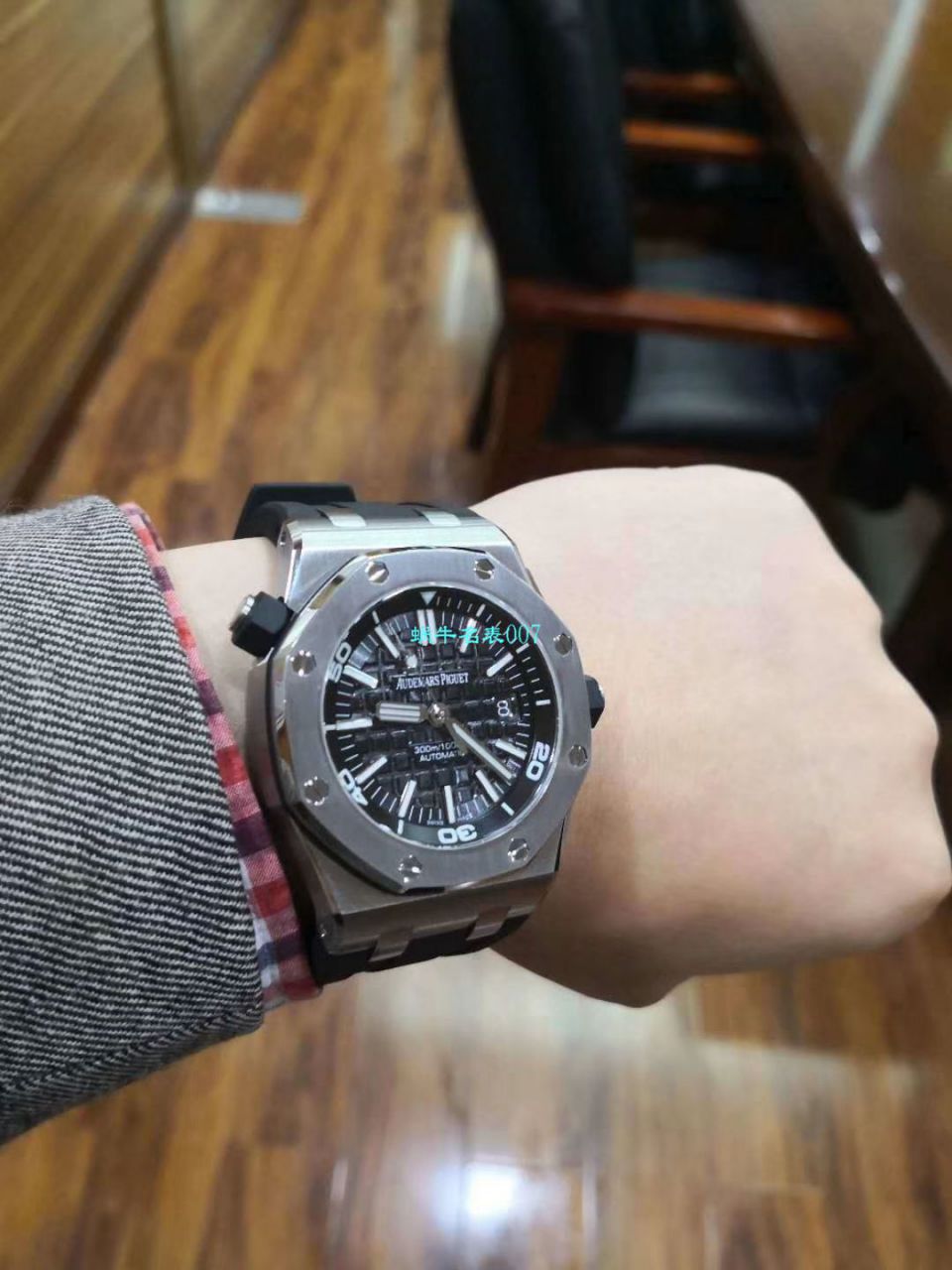【独家视频测评JF一比一超A高仿手表】Audemars Piguet  Royal Oak Offshore 系列15710ST.OO.A002CA.01 wrist watch  / AP031B