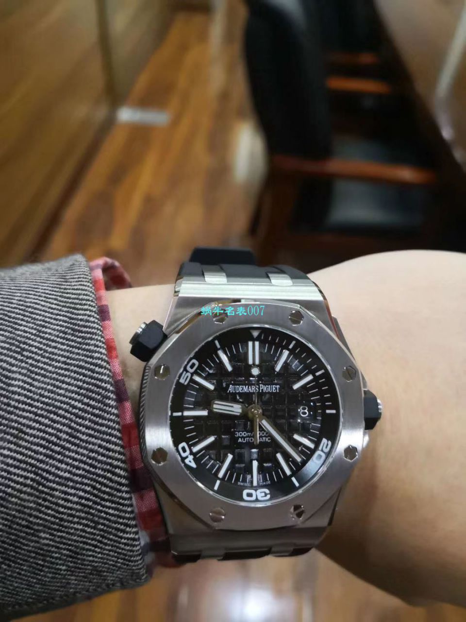 【独家视频测评JF一比一超A高仿手表】Audemars Piguet  Royal Oak Offshore 系列15710ST.OO.A002CA.01 wrist watch  / AP031B