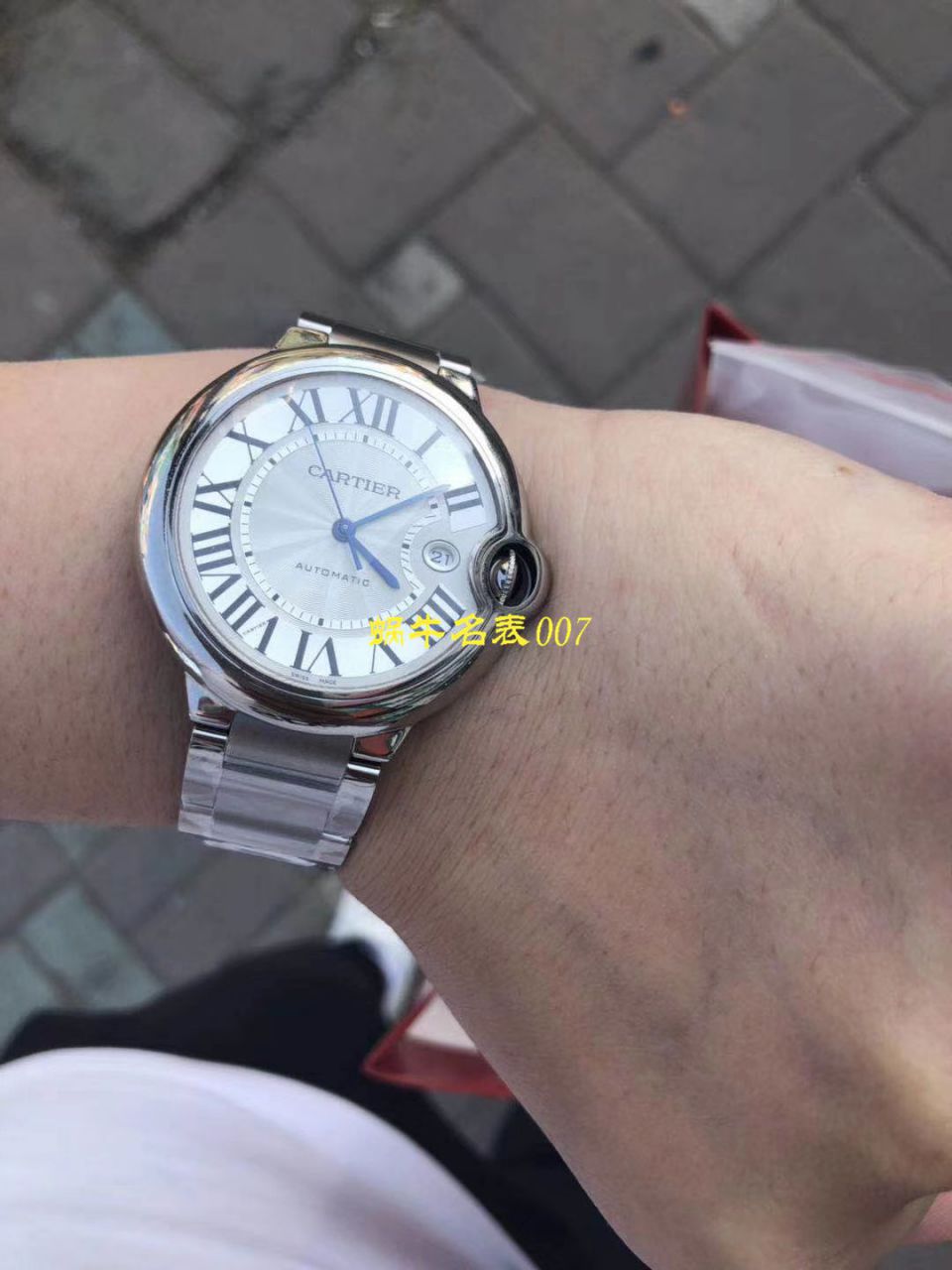 【独家视频测评V6 Factory 一比一超A高仿手表】 Cartier  蓝气球系列大号蓝气球42毫米W69012Z4男表 / K128