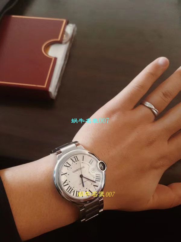 【HVVB6一比一超A高仿手表】 Cartier  蓝气球系列WSBB0003男士机械 wrist watch  / K137