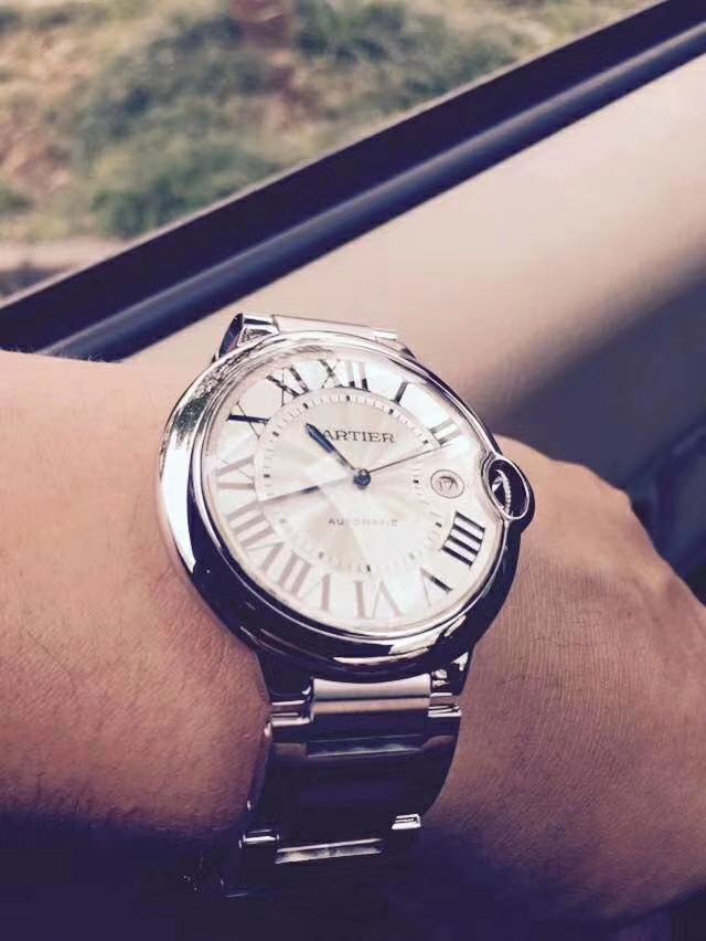 【HVVB6一比一超A高仿手表】 Cartier  蓝气球系列WSBB0003男士机械 wrist watch  / K137