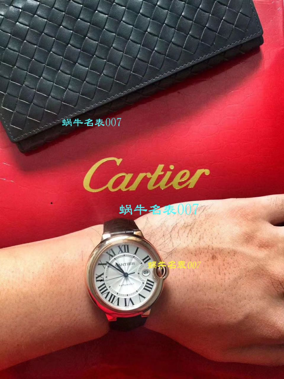 【HVVB6一比一超A高仿手表】 Cartier  蓝气球系列WSBB0003男士机械 wrist watch  / K137