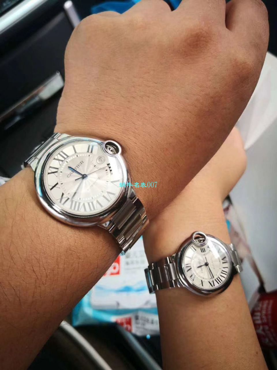 【HVVB6一比一超A高仿手表】 Cartier  蓝气球系列WSBB0003男士机械 wrist watch  / K137
