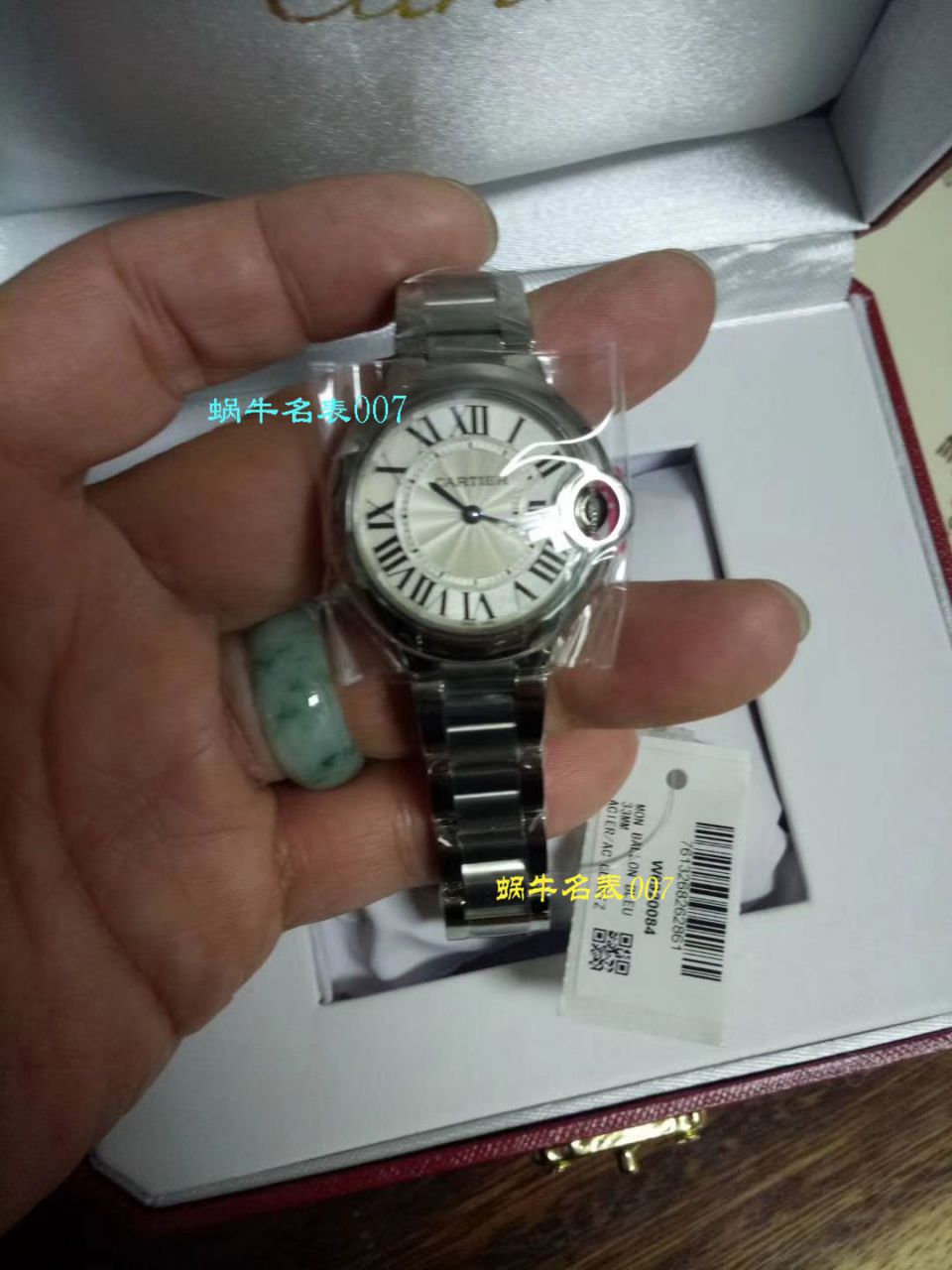 【独家视频测评V6 Factory 一比一高精仿手表】 Cartier  蓝气球系列W6920084女士33毫米石英 wrist watch  / KAC080
