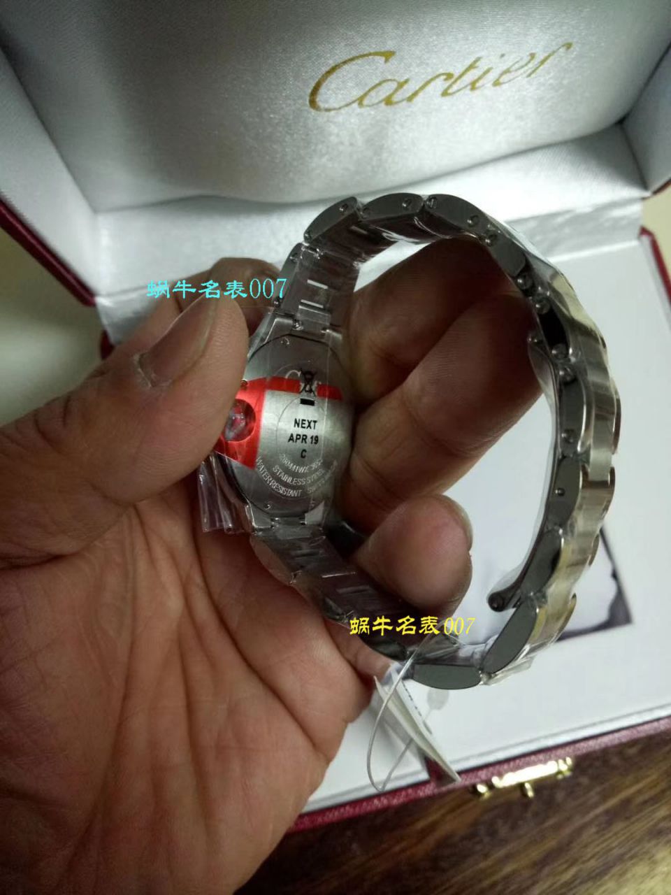 【独家视频测评V6 Factory 一比一高精仿手表】 Cartier  蓝气球系列W6920084女士33毫米石英 wrist watch  / KAC080