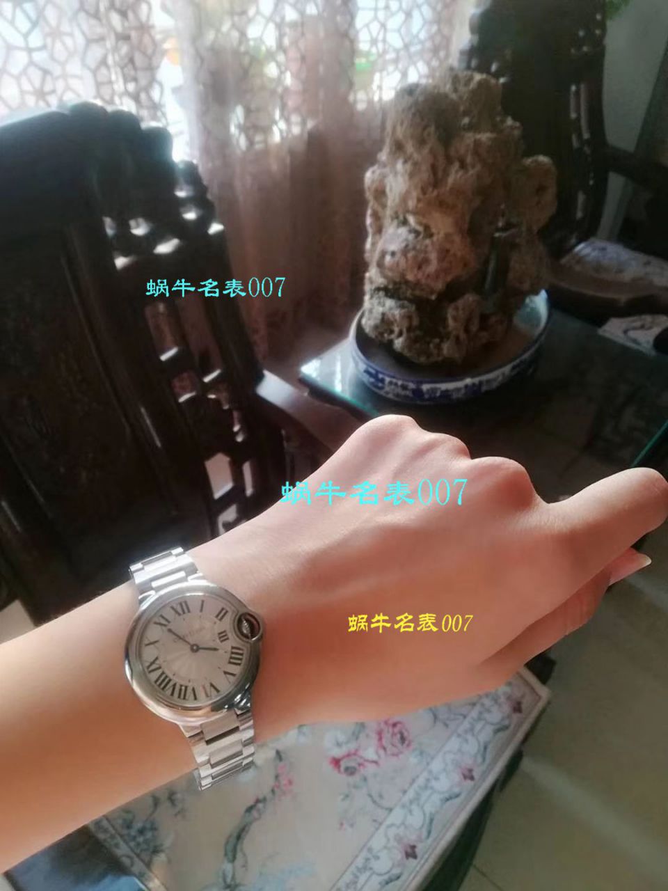 【HBBV6 Factory 一比一超A高仿手表】 Cartier  蓝气球系列W6920038女士28毫米/33毫米石英 wrist watch  / K121