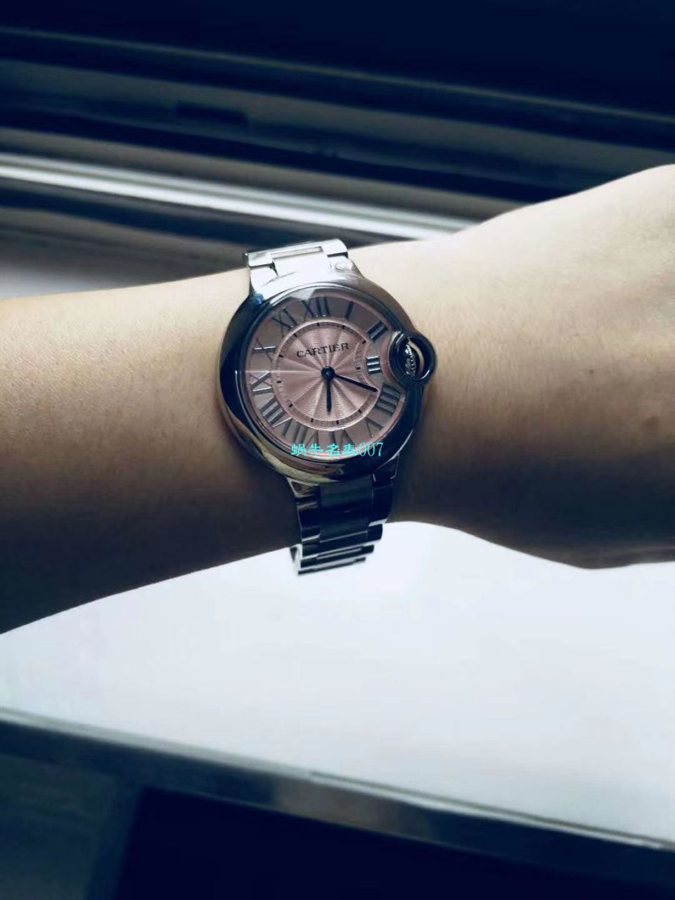 【独家视频测评V6 Factory 一比一高精仿手表】 Cartier  蓝气球系列W6920084女士33毫米石英 wrist watch  / KAC080