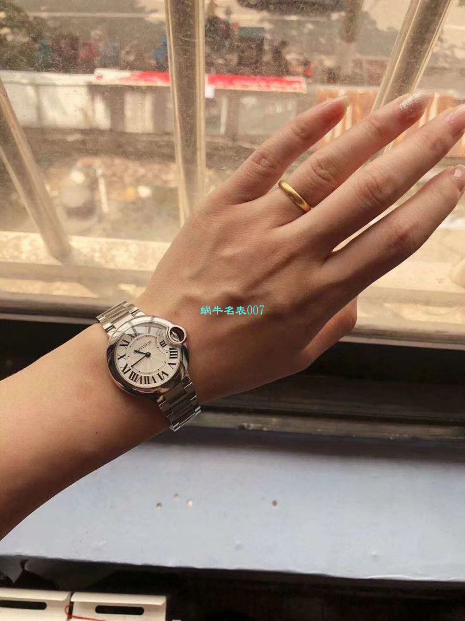【独家视频测评V6 Factory 一比一高精仿手表】 Cartier  蓝气球系列W6920084女士33毫米石英 wrist watch  / KAC080