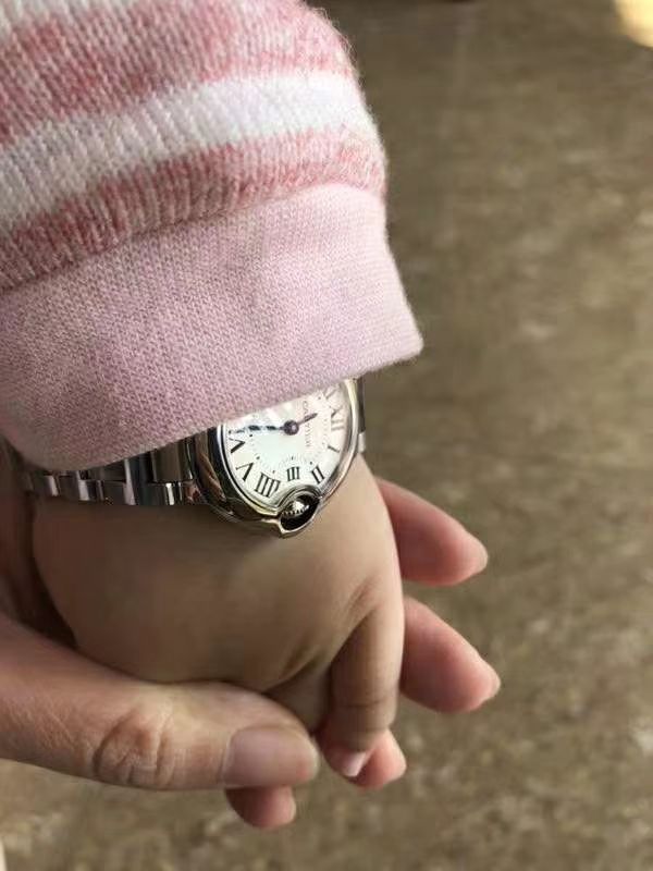 【独家视频测评HBBV6一比一超A高仿手表】 Cartier  蓝气球系列W6920100女士33毫米机械版本 wrist watch  / K060
