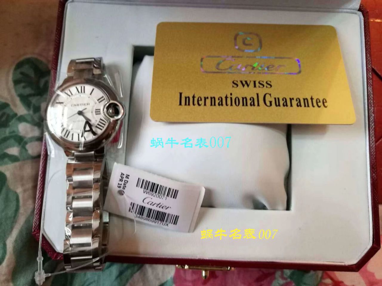 【独家视频解析V6 Factory 一比一超A高仿手表】 Cartier  蓝气球系列小号33毫米机械女表W6920071/W6920085 / K117